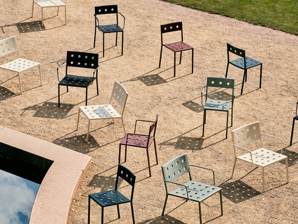 Hay Balcony Lounge Arm Chair Anthracite - Clearance | Outdoor