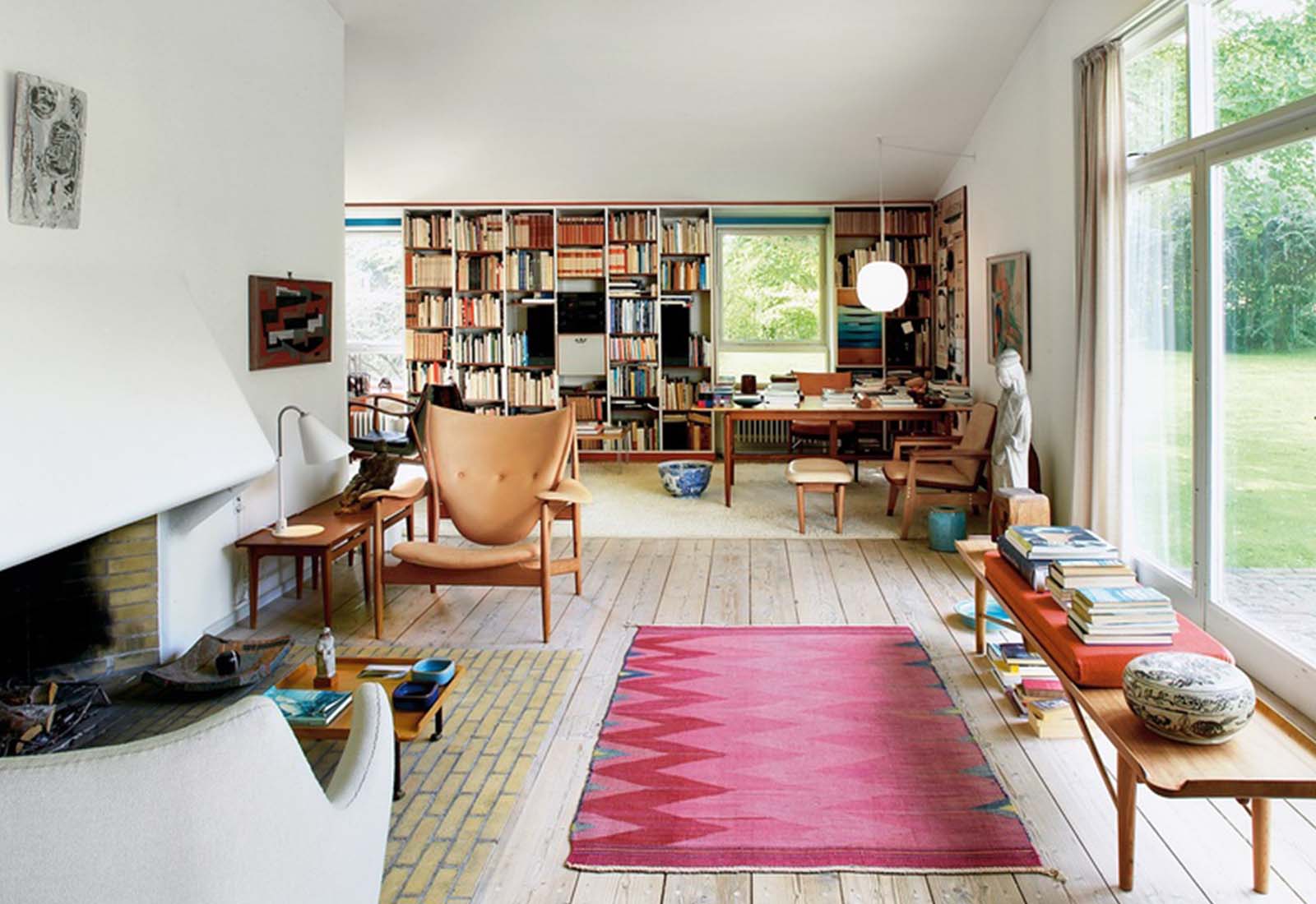 At home: house of Finn Juhl in Copenhagen