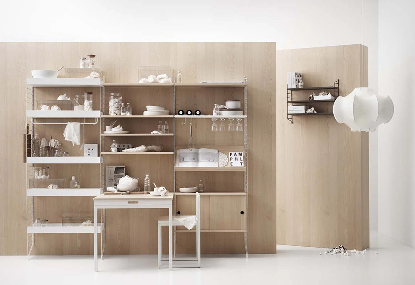 string shelving system