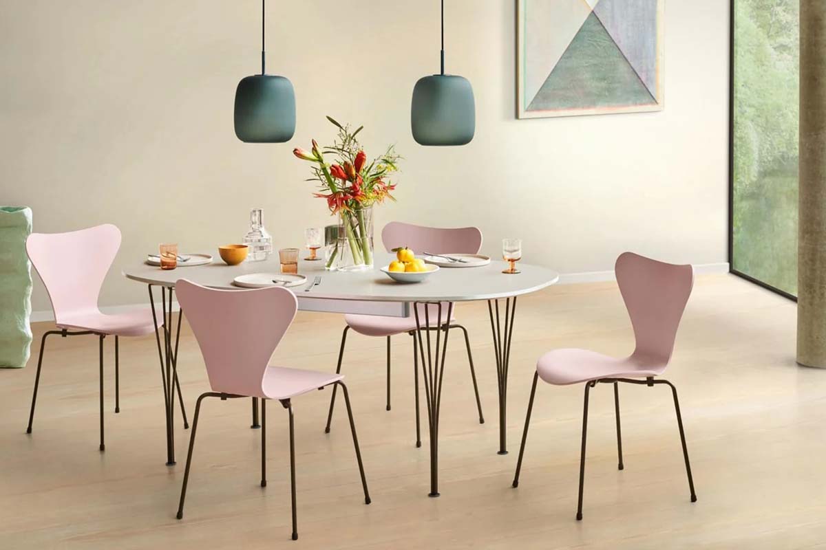 Super-Elliptical table collection