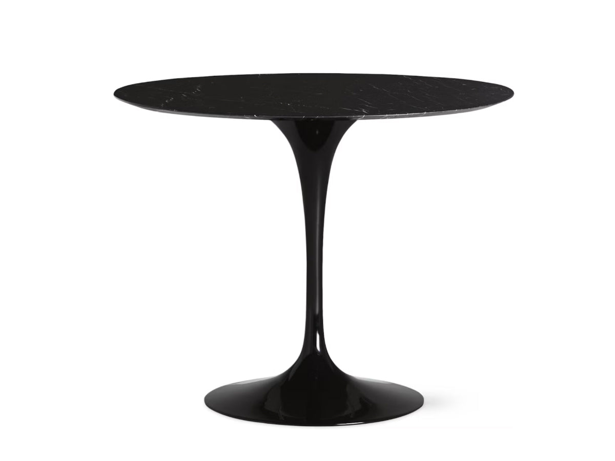 Knoll Saarinen Tulip Round Dining Table 91cm Black Base