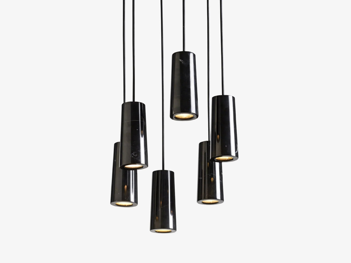 Terence Woodgate Core Six Pendant Light Marble