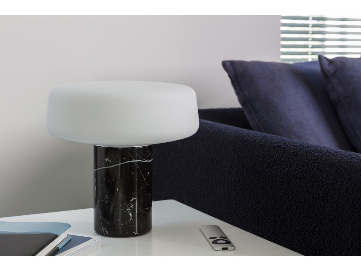 Terence Woodgate Solid Table Light - Nero Marquina Marble