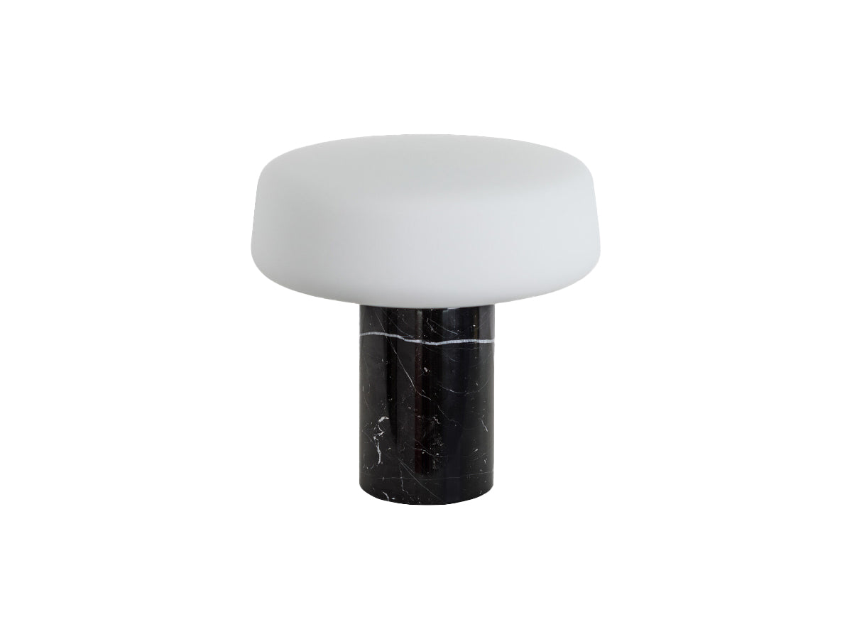 Terence Woodgate Solid Table Light - Nero Marquina Marble