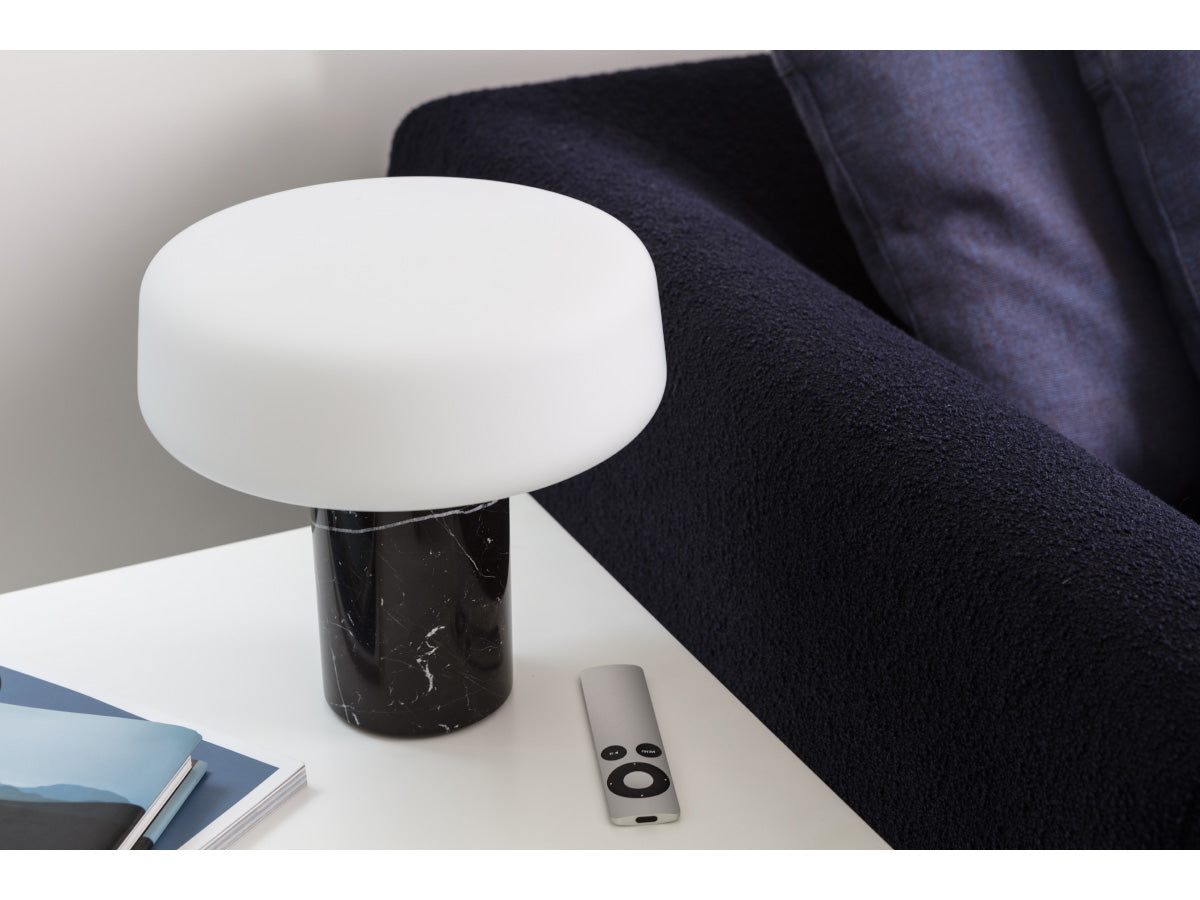 Terence Woodgate Solid Table Light - Nero Marquina Marble