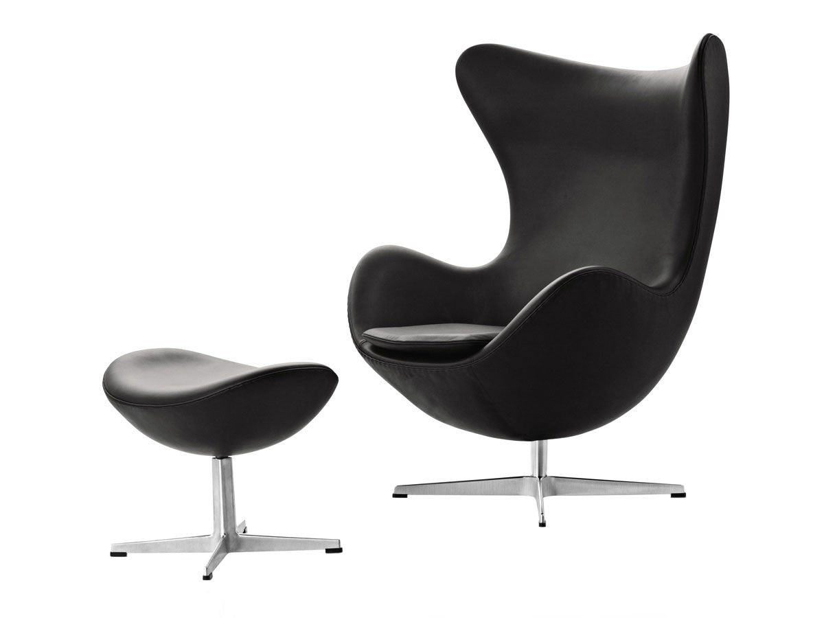 Fritz Hansen Egg Chair - Leather &amp; Free Footstool