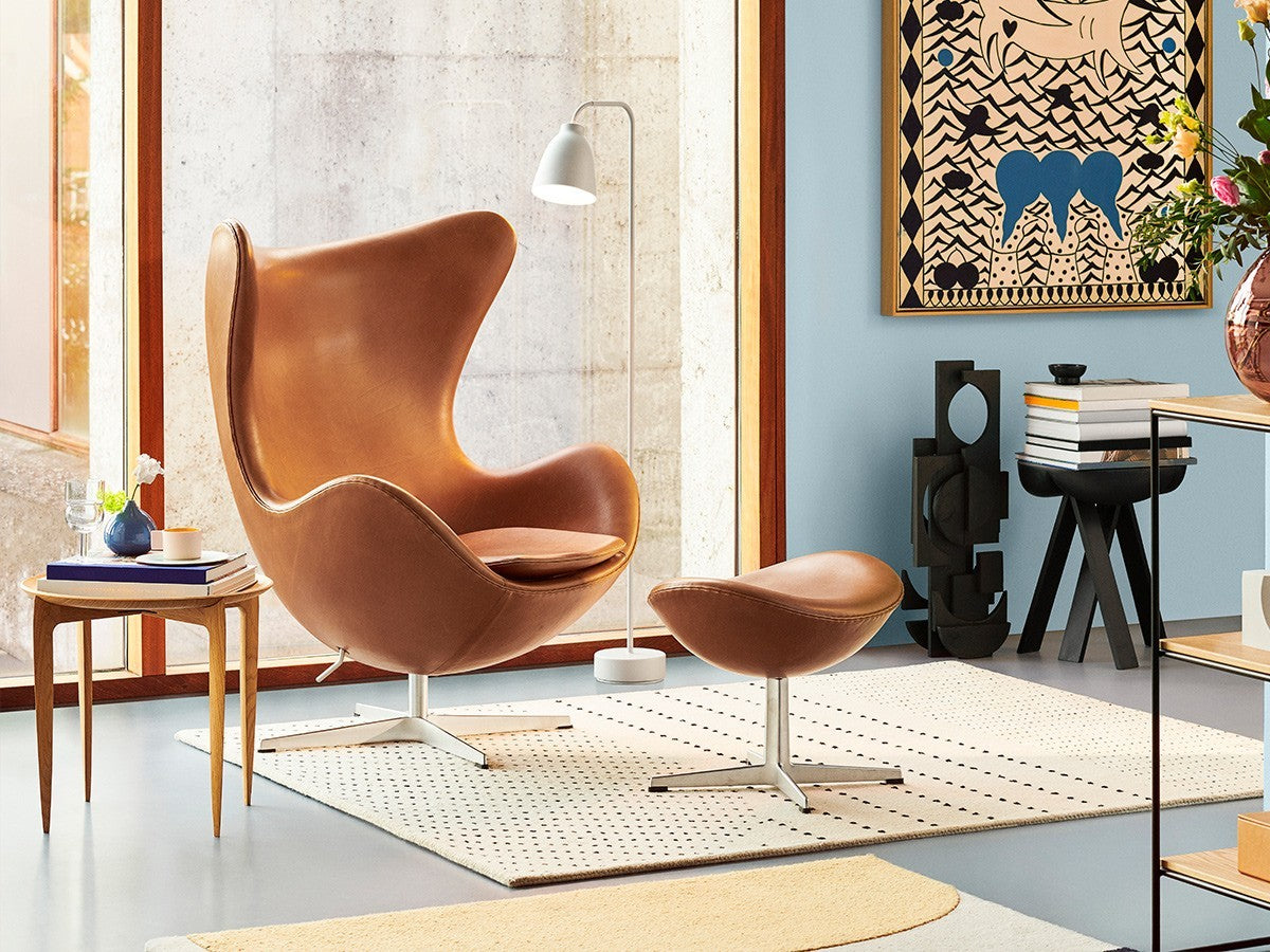 Fritz Hansen Egg Chair - Leather &amp; Free Footstool
