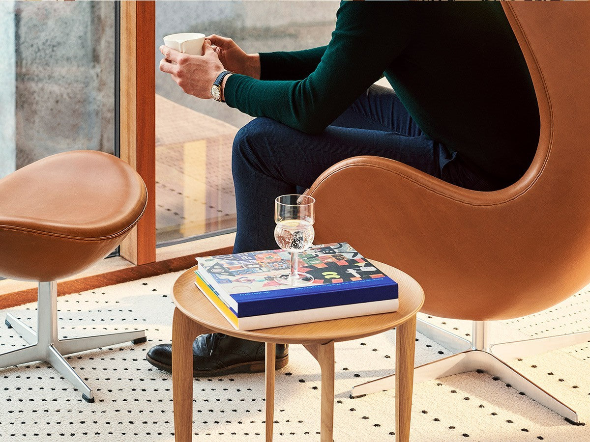 Fritz Hansen Egg Chair - Leather &amp; Free Footstool