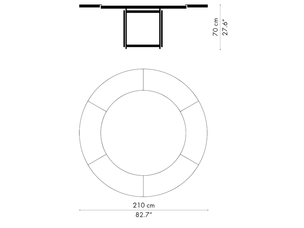 Fritz Hansen PK54A Extension Rings