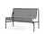 Hay Palissade Dining Bench without Armrests - Anthracite (SALE)