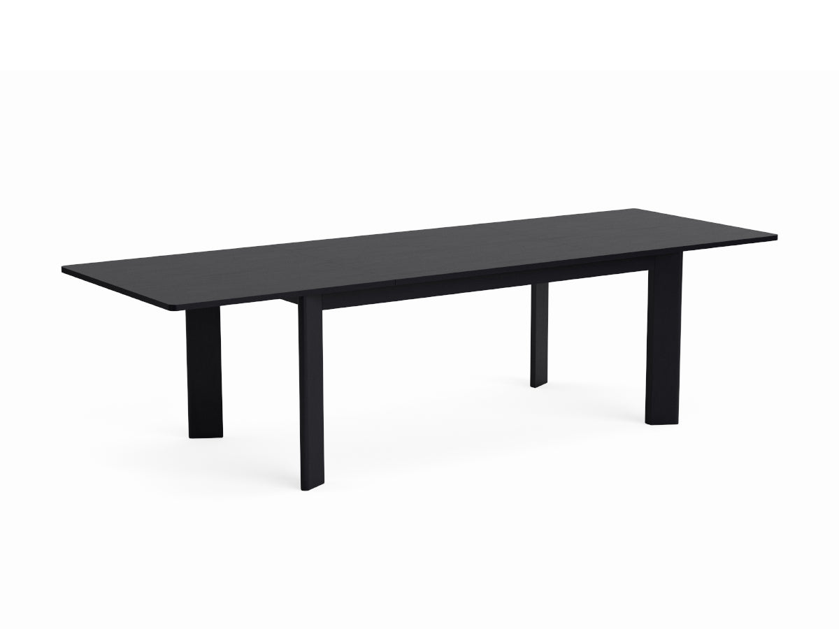 Hay Chisel 630 Extendable Table Rectangular - Black Oak Extended