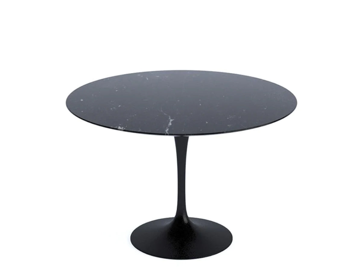 Knoll Saarinen Tulip Round Dining Table 107cm Black Base