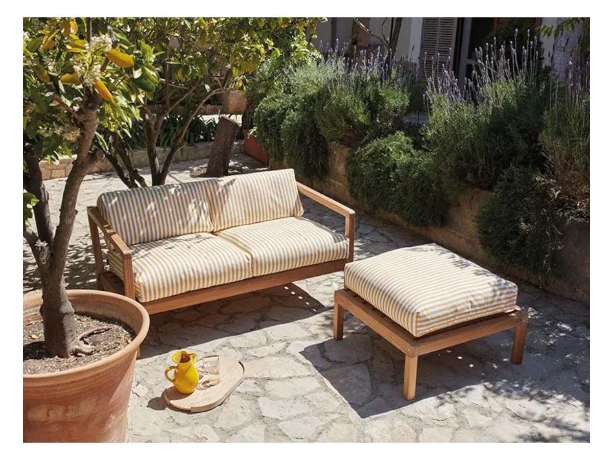 Skagerak by Fritz Hansen Virkelyst Outdoor 2 Seater Sofa