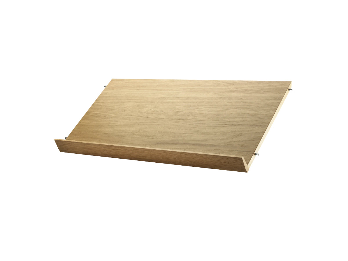 String Shelving - Magazine Shelf Wood - 78cm - Oak - SALE