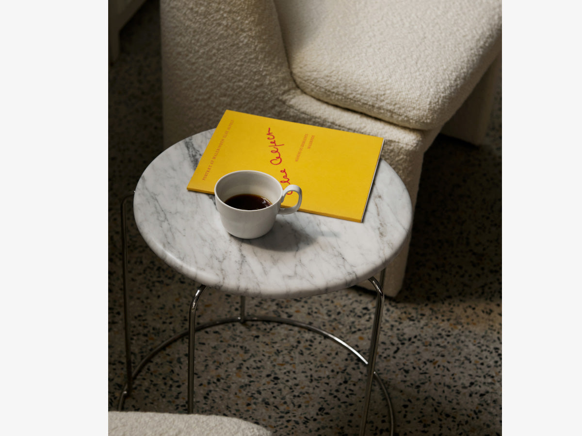 &amp;Tradition Wire Stool VP11 Marble Top