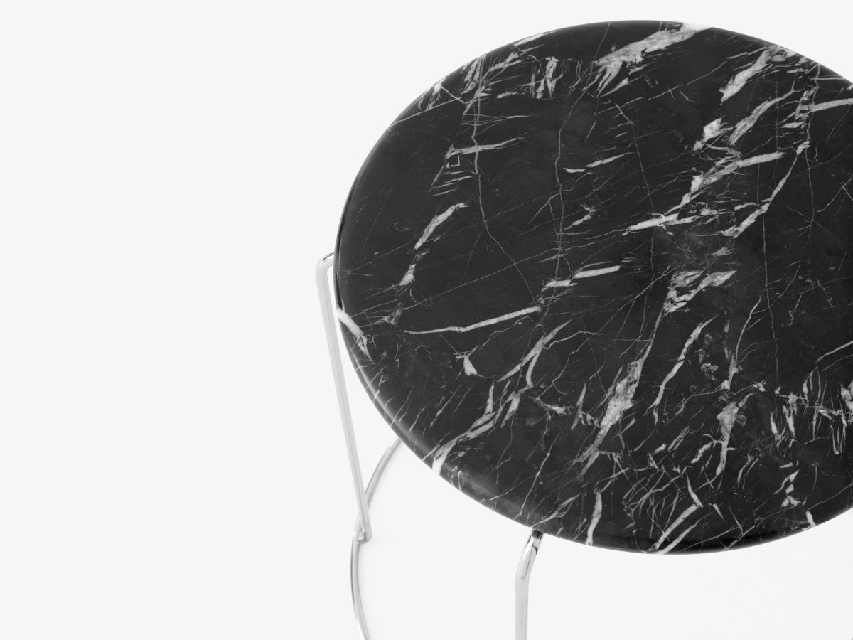 &amp;Tradition Wire Stool VP11 Marble Top