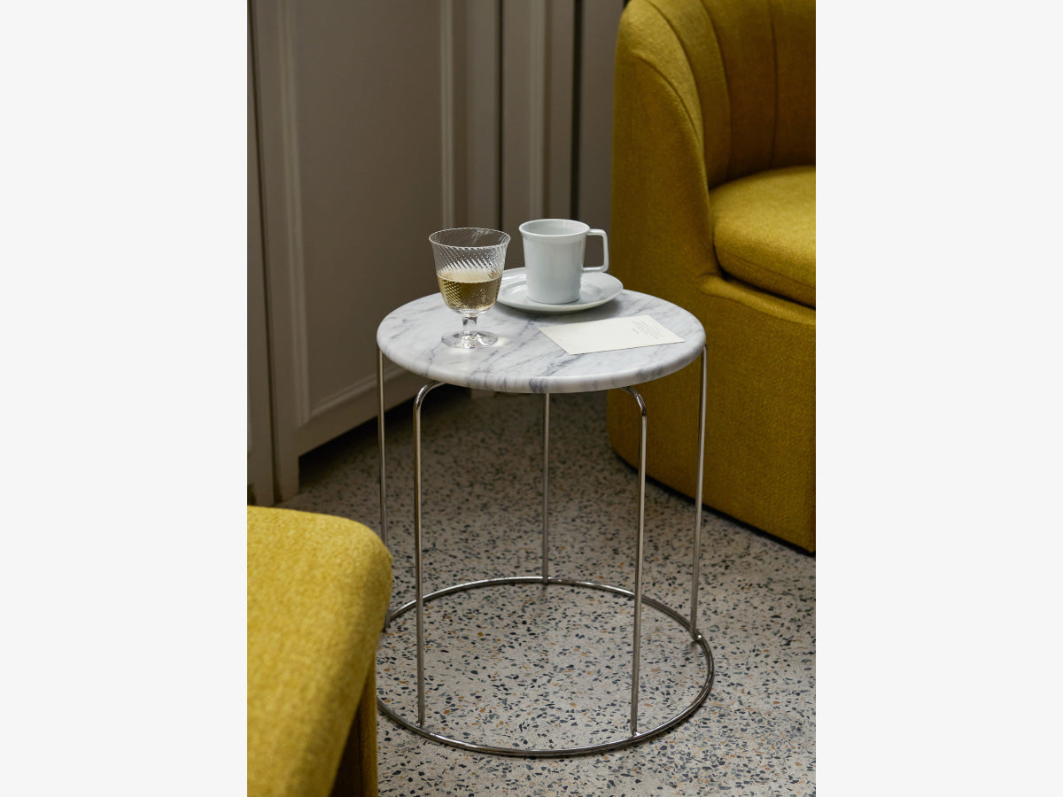 &amp;Tradition Wire Stool VP11 Marble Top