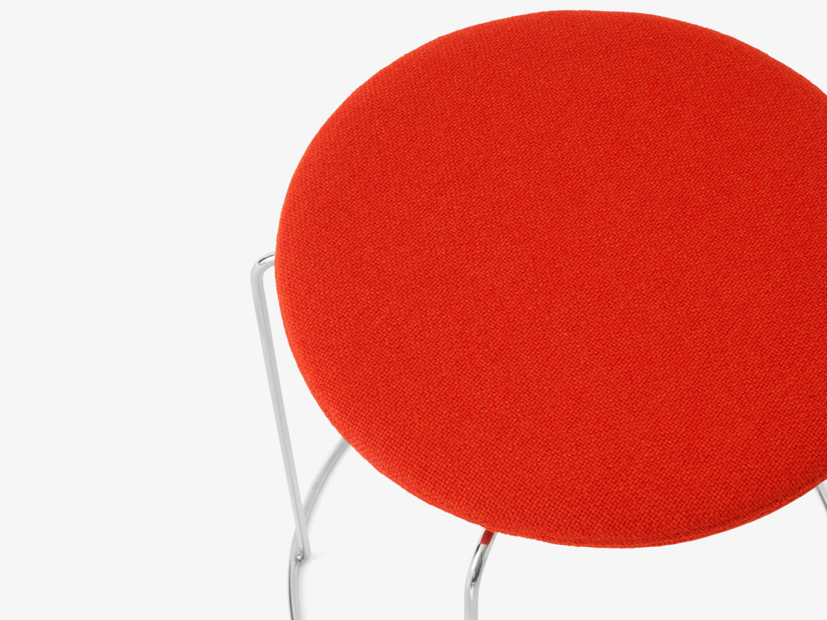 &amp;Tradition Wire Stool VP11 with Seat Pad