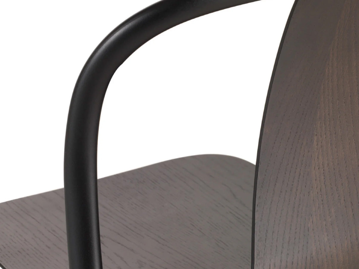 Vitra Belleville Chair Wood Detail