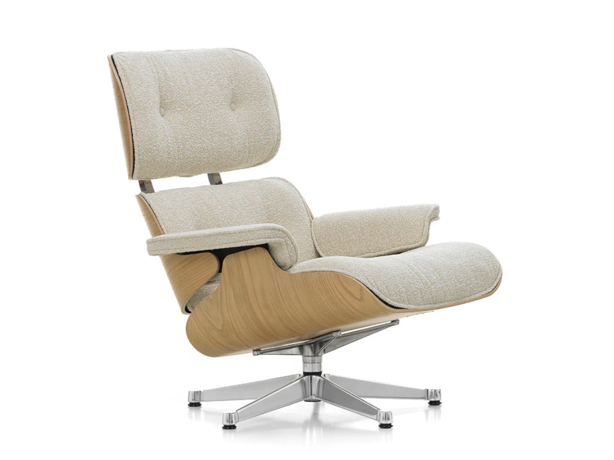 Vitra Eames Lounge Chair - Chestnut Shell - Nubia Fabric