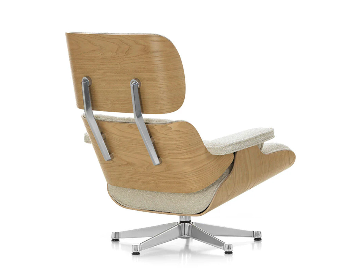 Vitra Eames Lounge Chair & Ottoman - Chestnut - Nubia Fabric