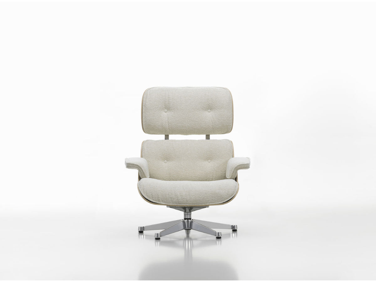 Vitra Eames Lounge Chair - Chestnut - Nubia Fabric