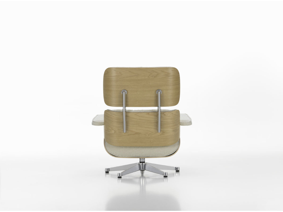 Vitra Eames Lounge Chair & Ottoman - Chestnut - Nubia Fabric