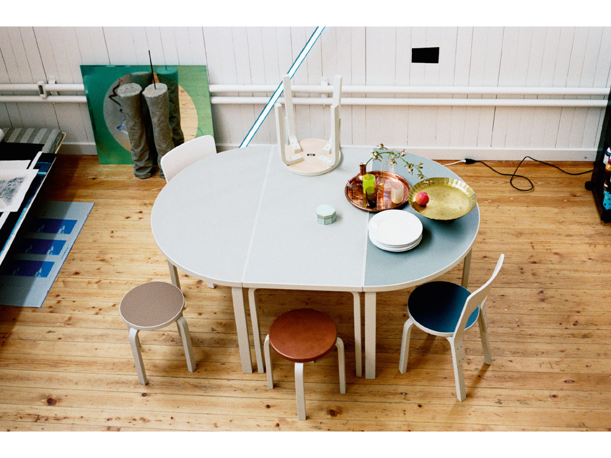 Artek 60 Stool | Lifestyle with 66 Chair