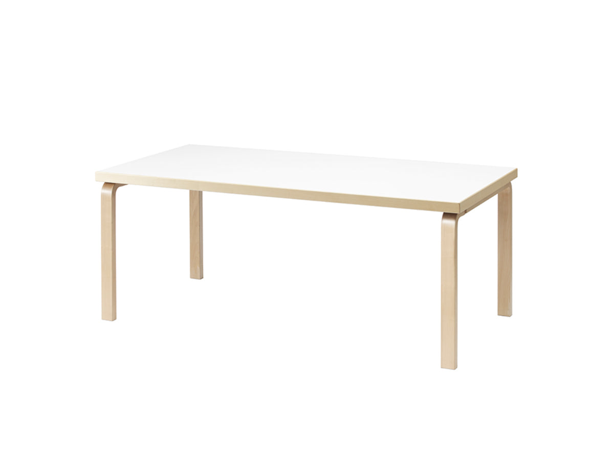 Artek 83 Rectangular Table - White Laminate
