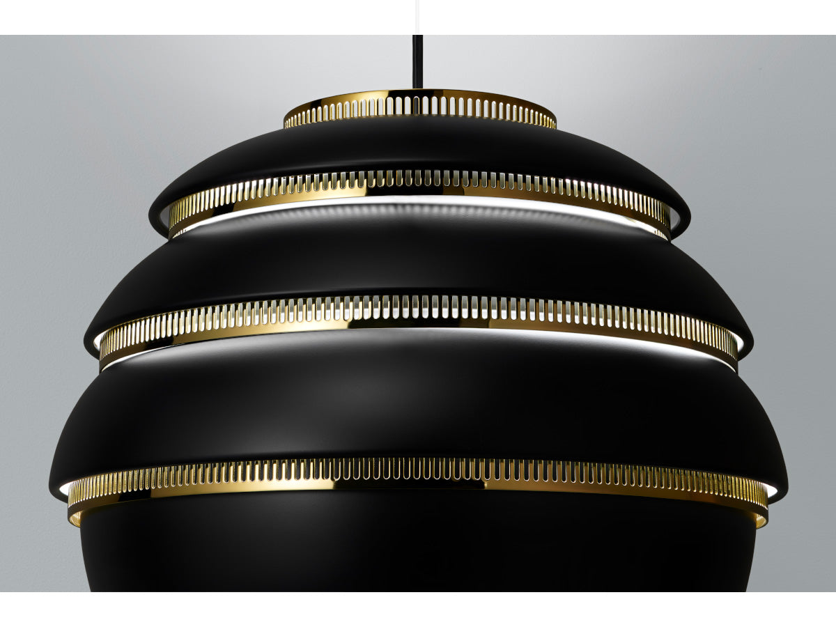 Artek A331 Beehive Suspension Light Black