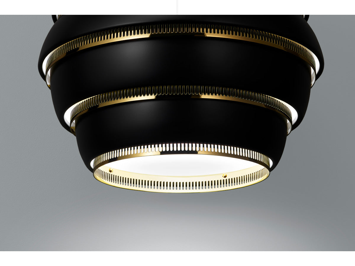 Artek A331 Beehive Suspension Light Black