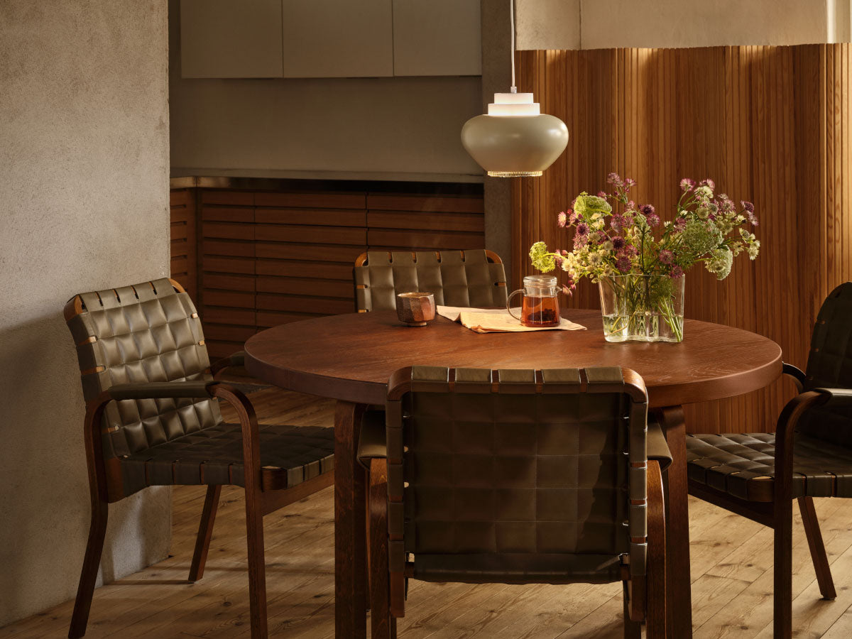 Artek A333 Turnip Suspension Light - Aalto Table & Chairs