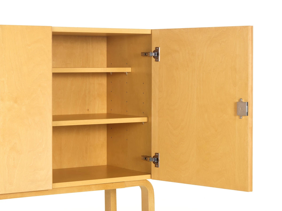 Artek 250 Cabinet - Honey stained Birch - Cloe up door open