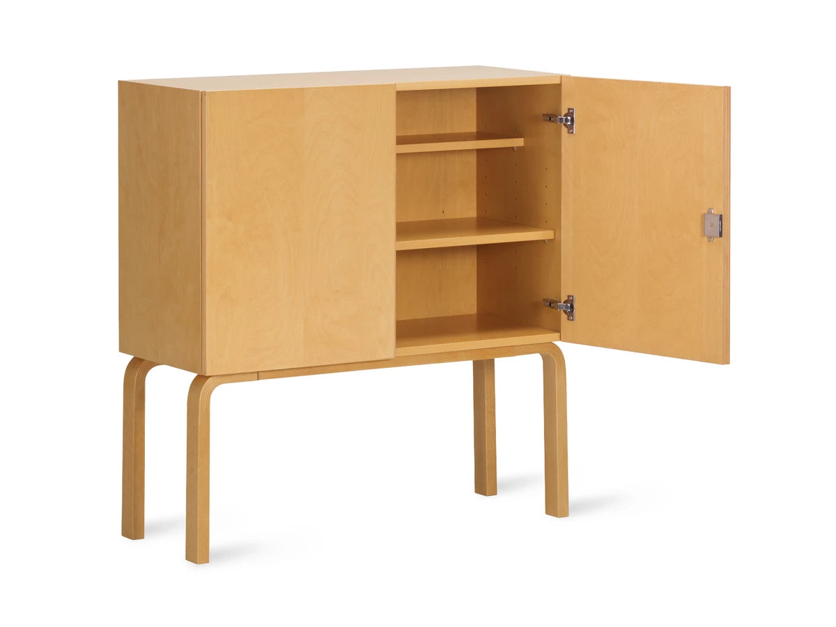 Artek 250 Cabinet - Honey stained Birch, Door Open