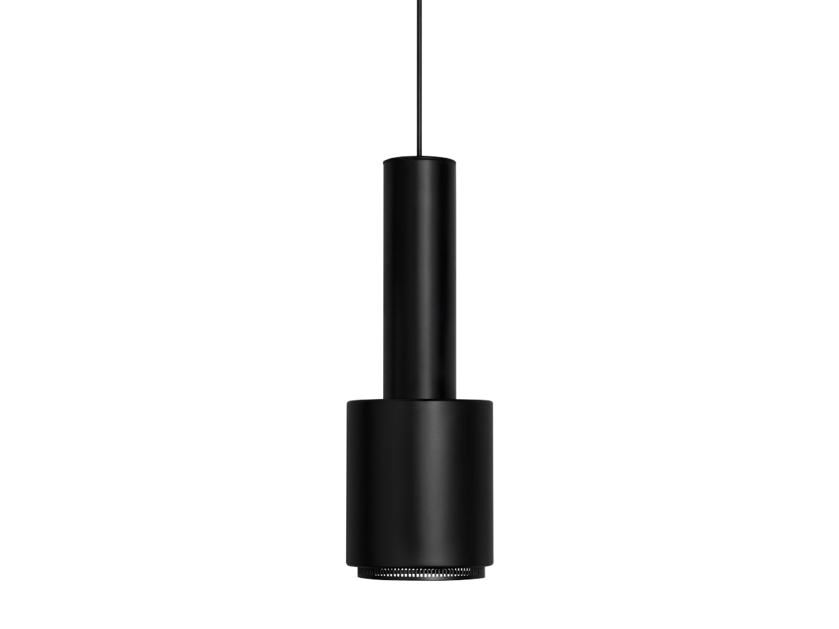 Artek A110 Hand Grenade Suspension Light | Black with Black Ring