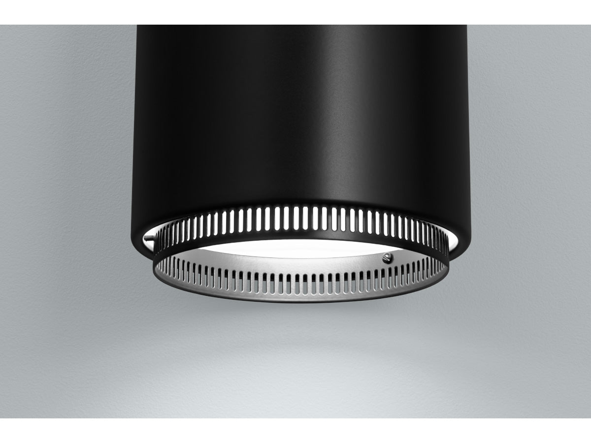 Artek A110 Hand Grenade Suspension Light | Black Ring Close Up