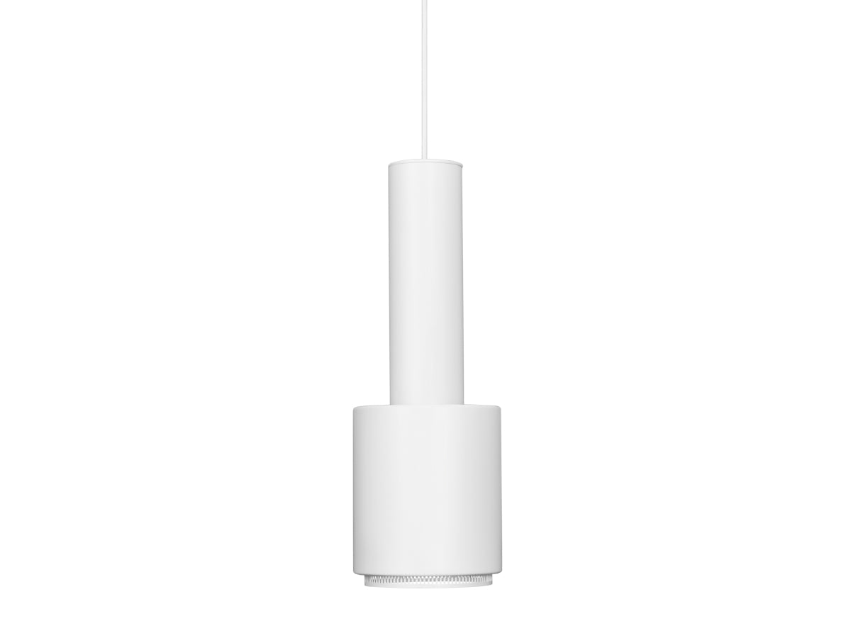 Artek A110 Hand Grenade Suspension Light | White with White Ring