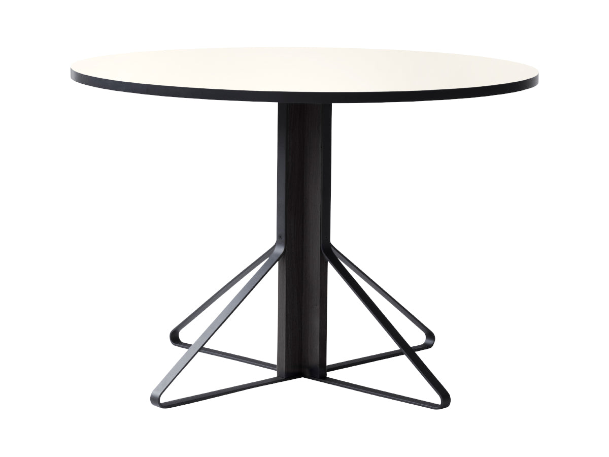 Artek Kaari Table REB 004 - White HPL Top with Black Oak