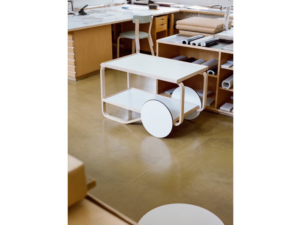 Artek 901 Tea Trolley | In Alvar Aalto's office