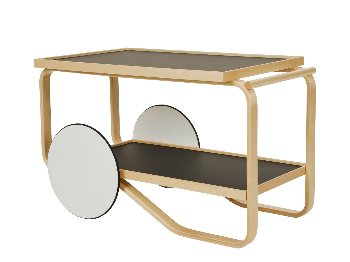 Artek 901 Tea Trolley | Black Linoleum