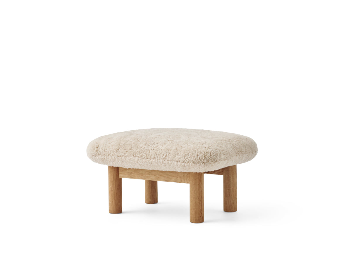 Audo Copenhagen Brasilia Lounge Chair & Ottoman Oak