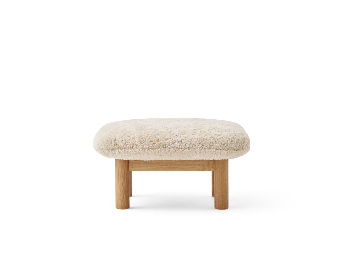 Audo Copenhagen Brasilia Lounge Chair & Ottoman Oak