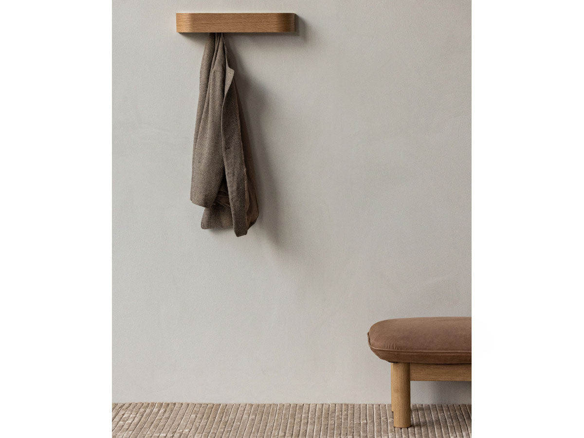 Audo Copenhagen Brasilia Lounge Chair & Ottoman Oak
