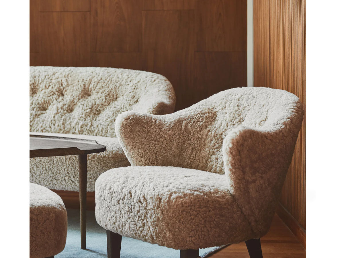 Audo Copenhagen Ingeborg Lounge Chair - Sheepskin