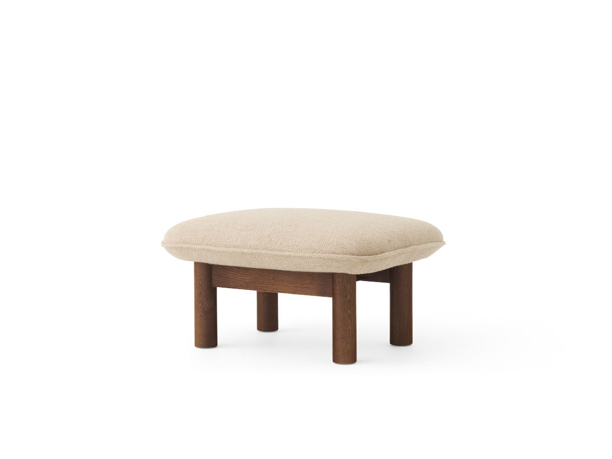 Audo Copenhagen Brasilia Lounge Chair & Ottoman Dark Stained Oak