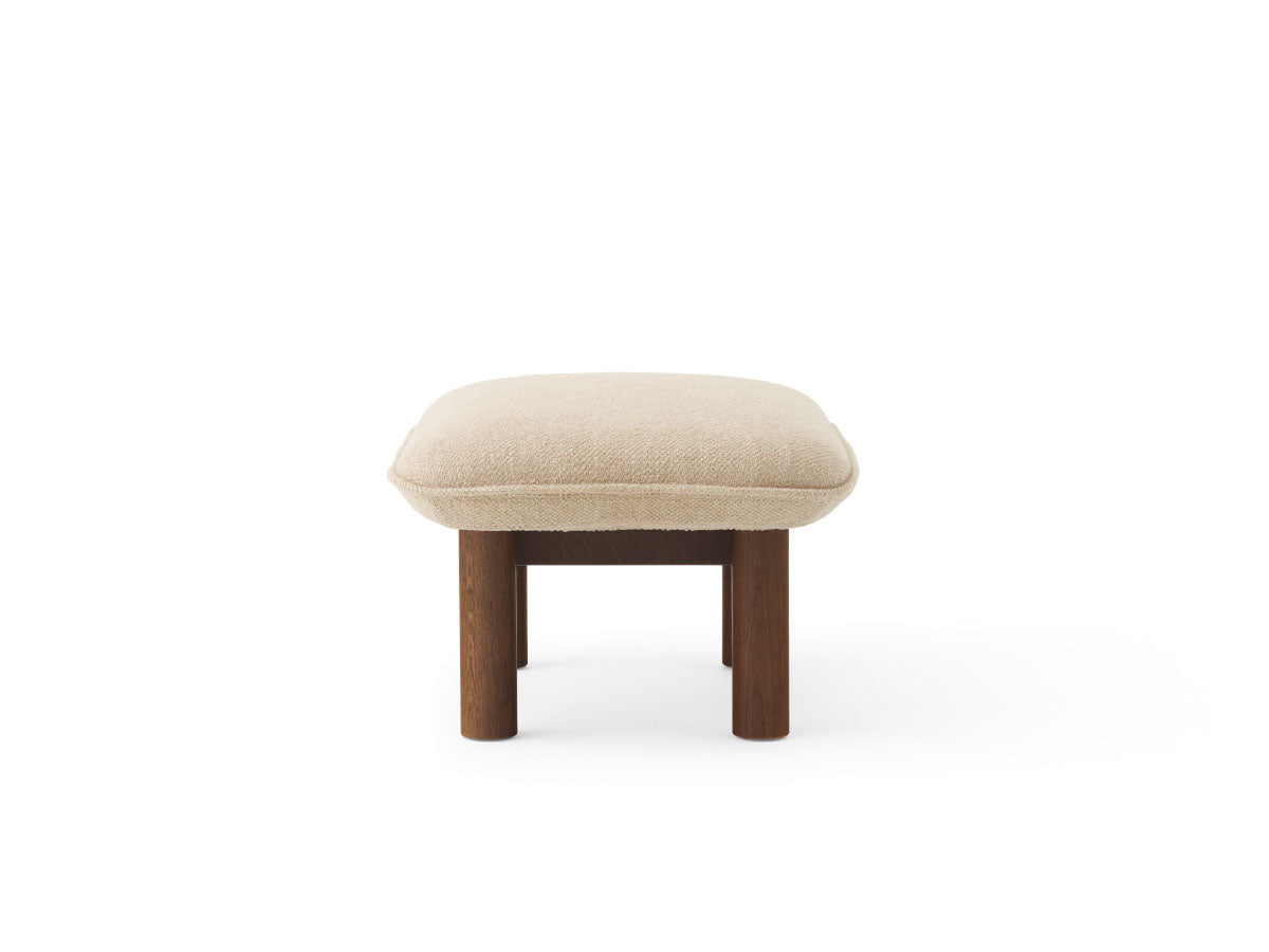 Audo Copenhagen Brasilia Lounge Chair & Ottoman Dark Stained Oak