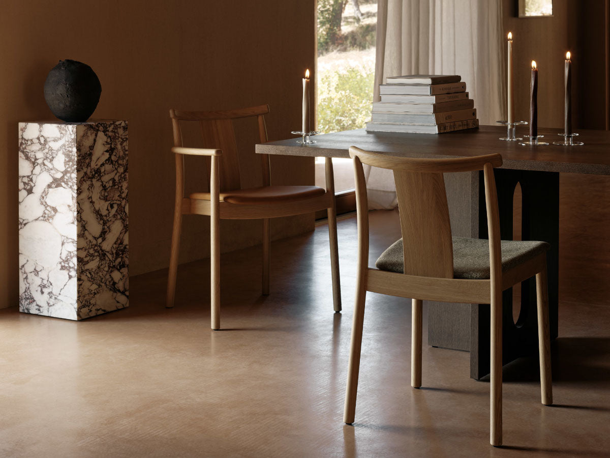 Audo Copenhagen Merkur Dining Chair - Upholstered Seat