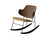 Audo Copenhagen Penguin Rocking Chair - Upholstered Seat