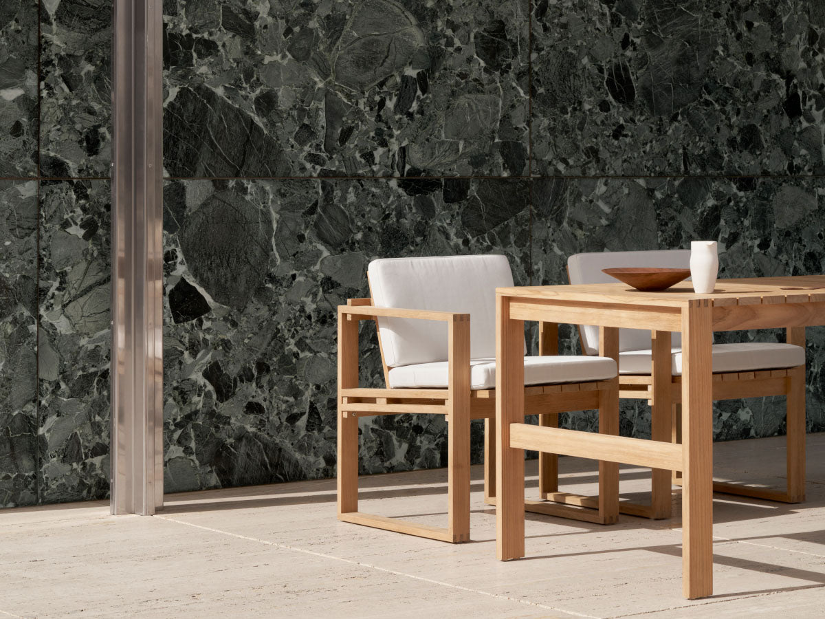 Carl Hansen BK10 Outdoor Dining Chair Untreated
