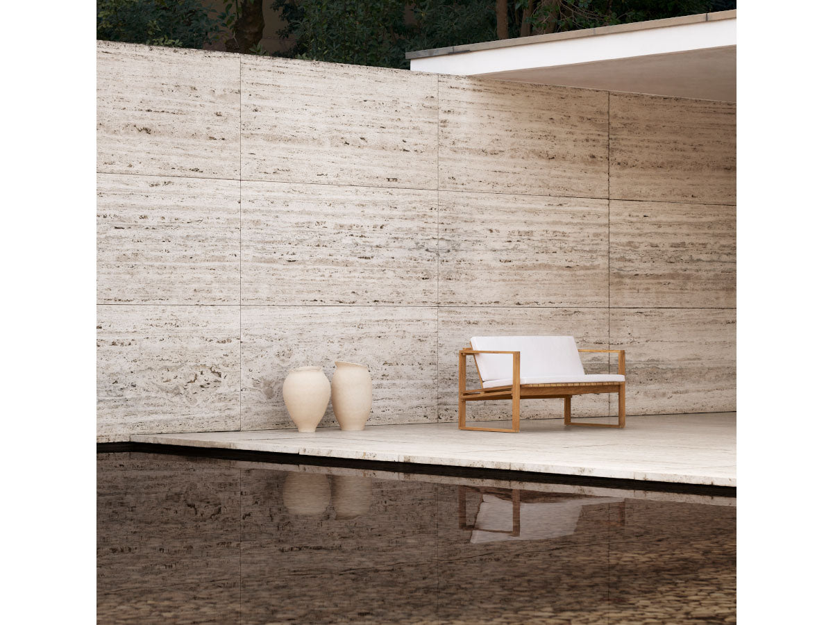 Carl Hansen BK12 Outdoor Lounge Sofa Untreated Lifestyle